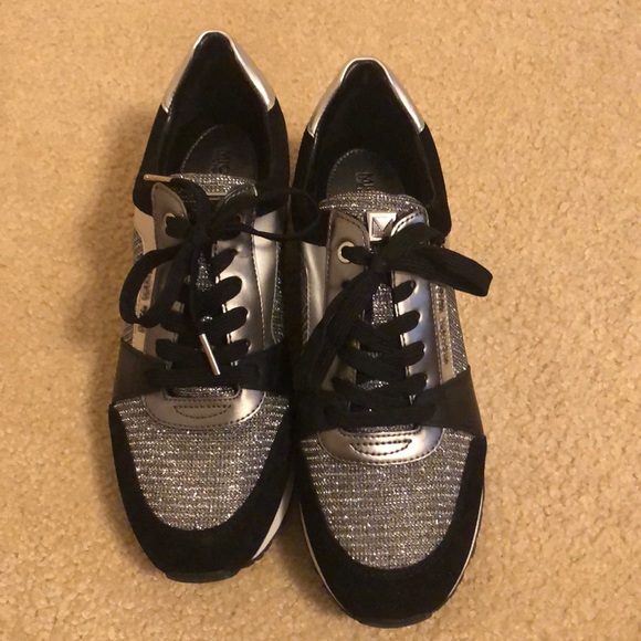 MICHAEL Michael Kors Shoes - NWOT Michael Kors sparkly sneakers with small heel